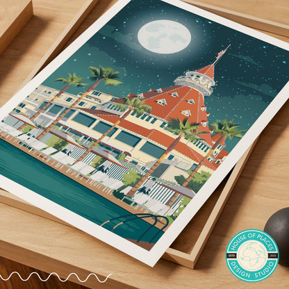 California Coronado travel poster – view 4