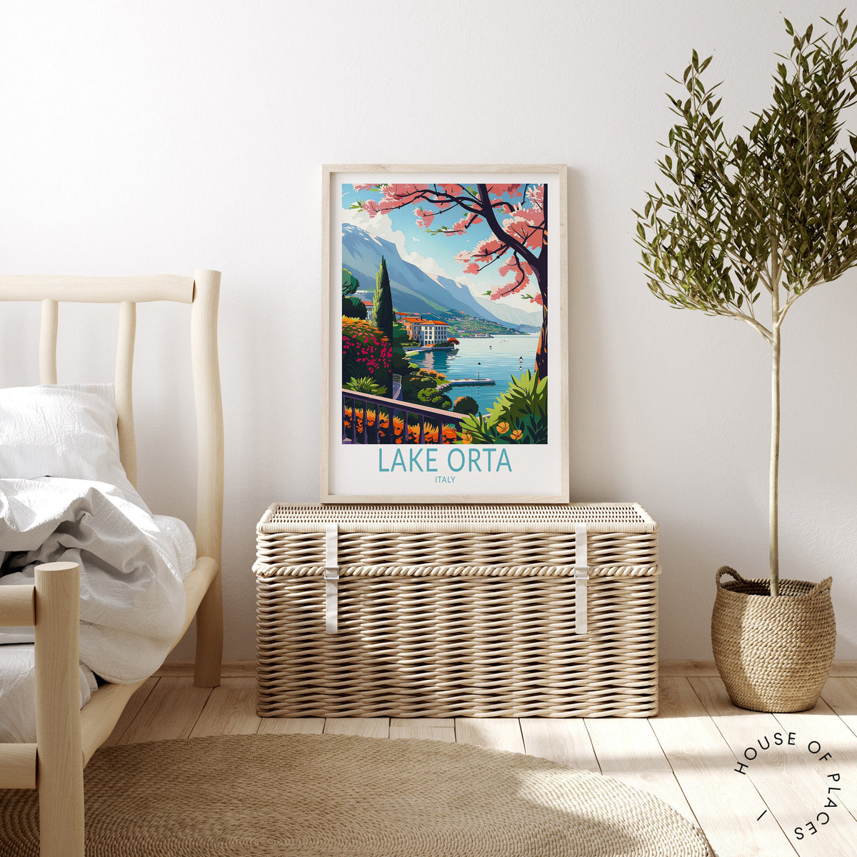 Lake Orta travel poster – view 3