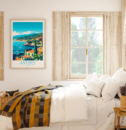 Antibes travel poster – view 4