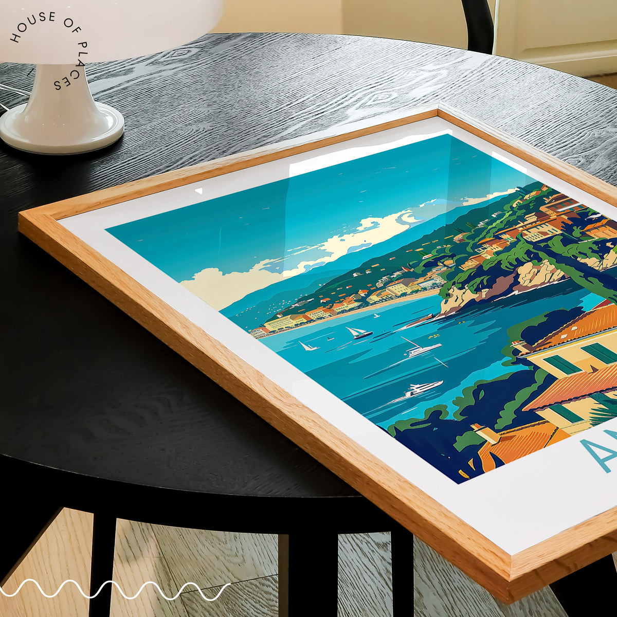 Antibes travel poster – view 2