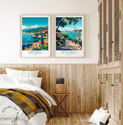 Antibes travel poster – view 8