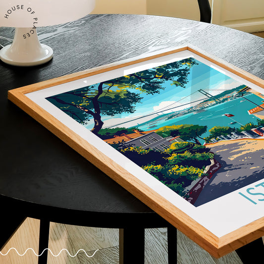 Istanbul travel poster – view 2