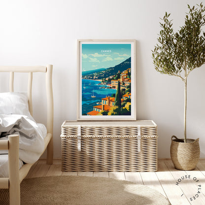 Cannes travel poster – view 3
