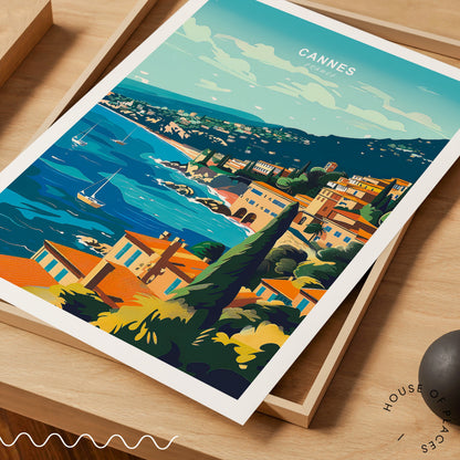 Cannes travel poster – view 5