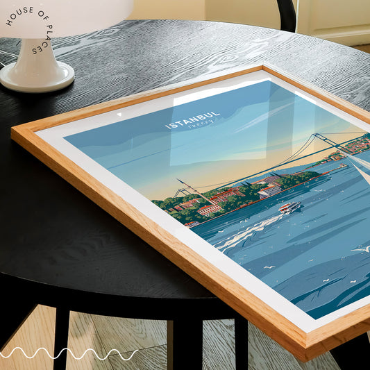 Istanbul travel poster – view 2