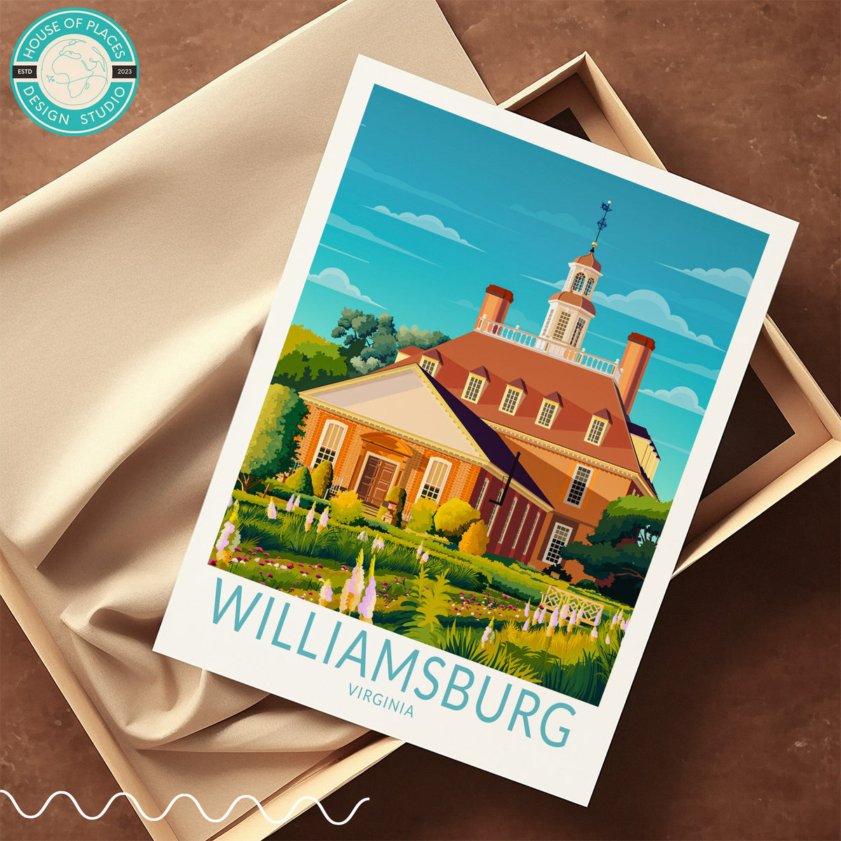 Williamsburg travel poster – view 8