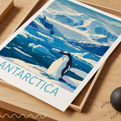 Antarctica travel poster – view 5