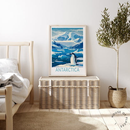 Antarctica travel poster – view 3