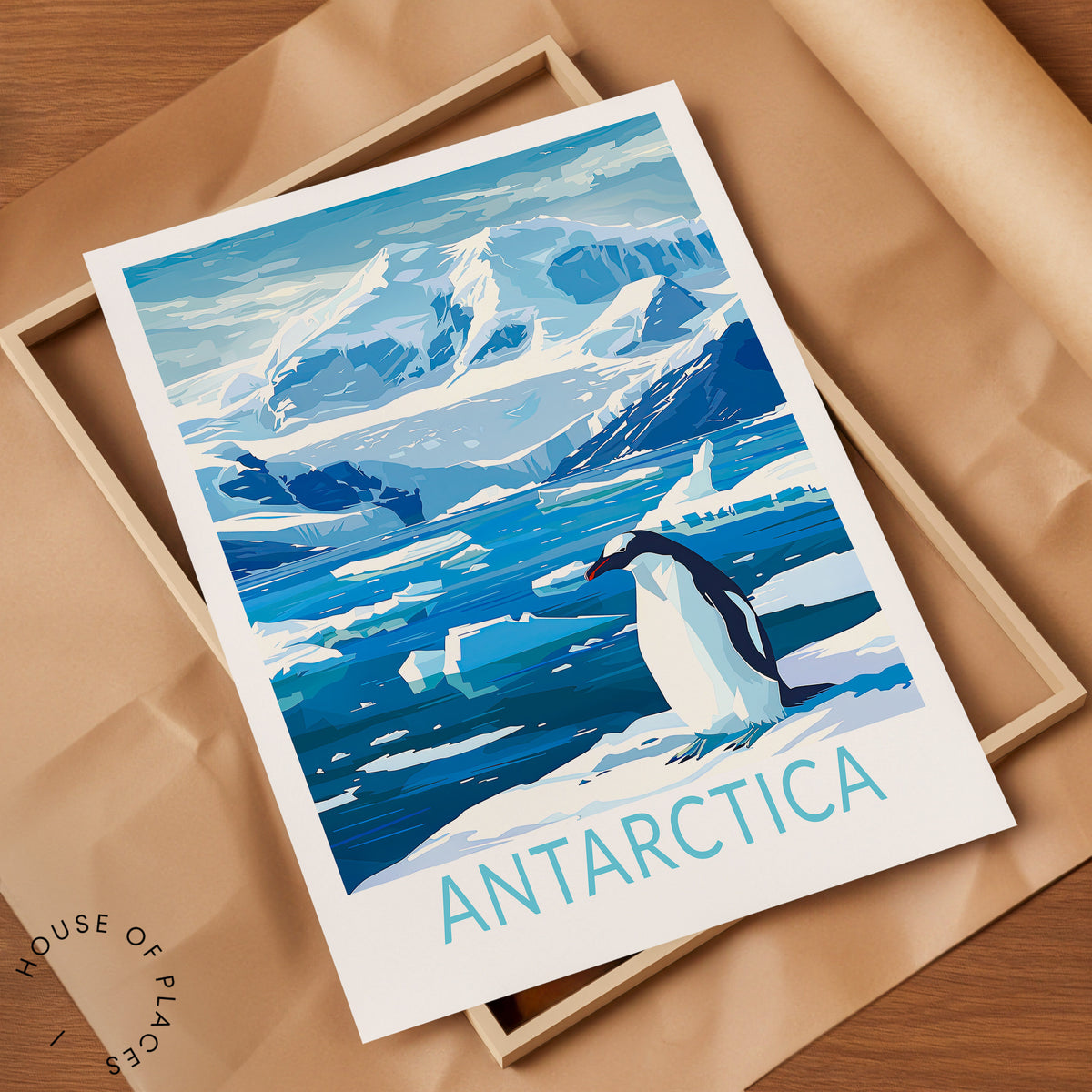 Antarctica travel poster – view 7