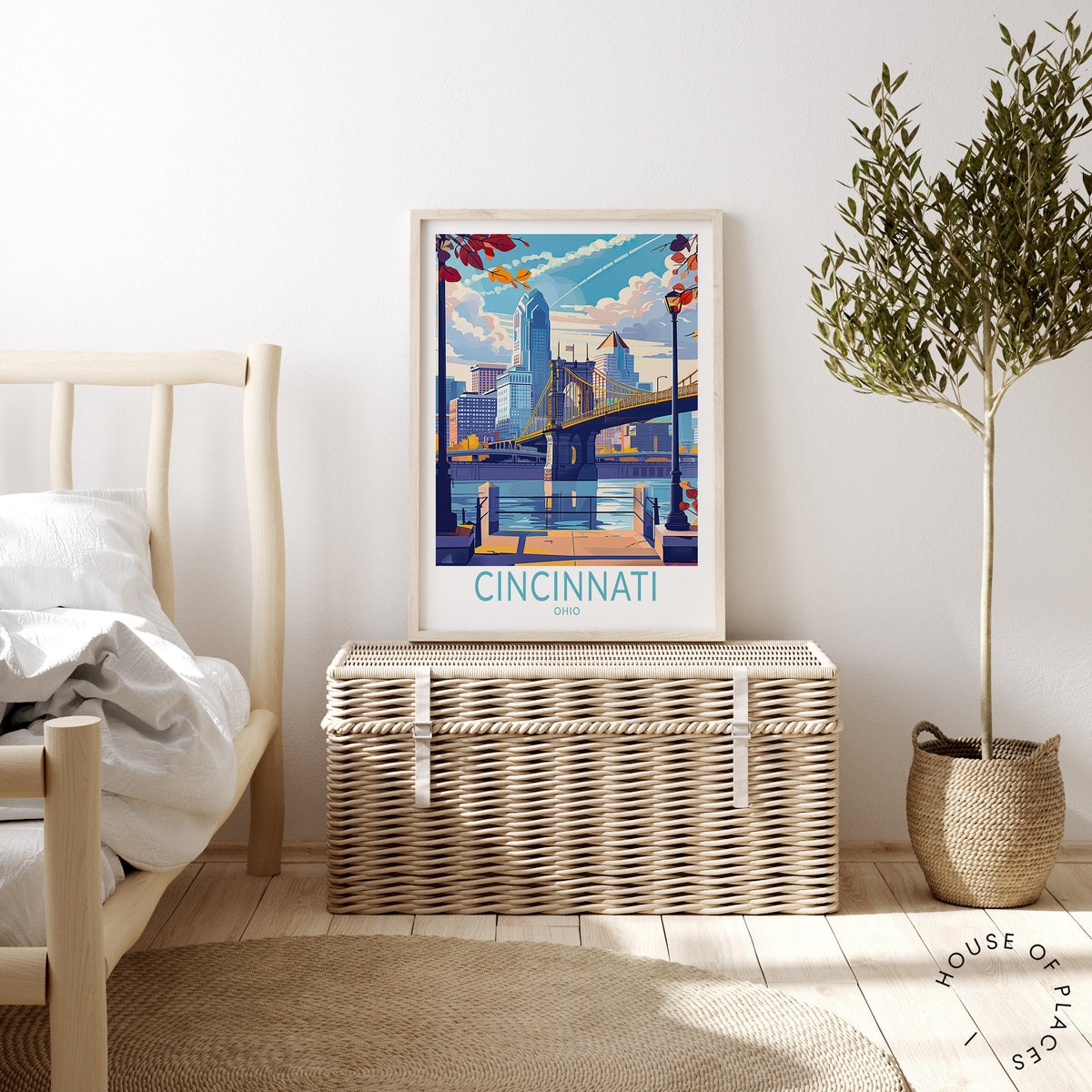 Cincinnati travel poster – view 3