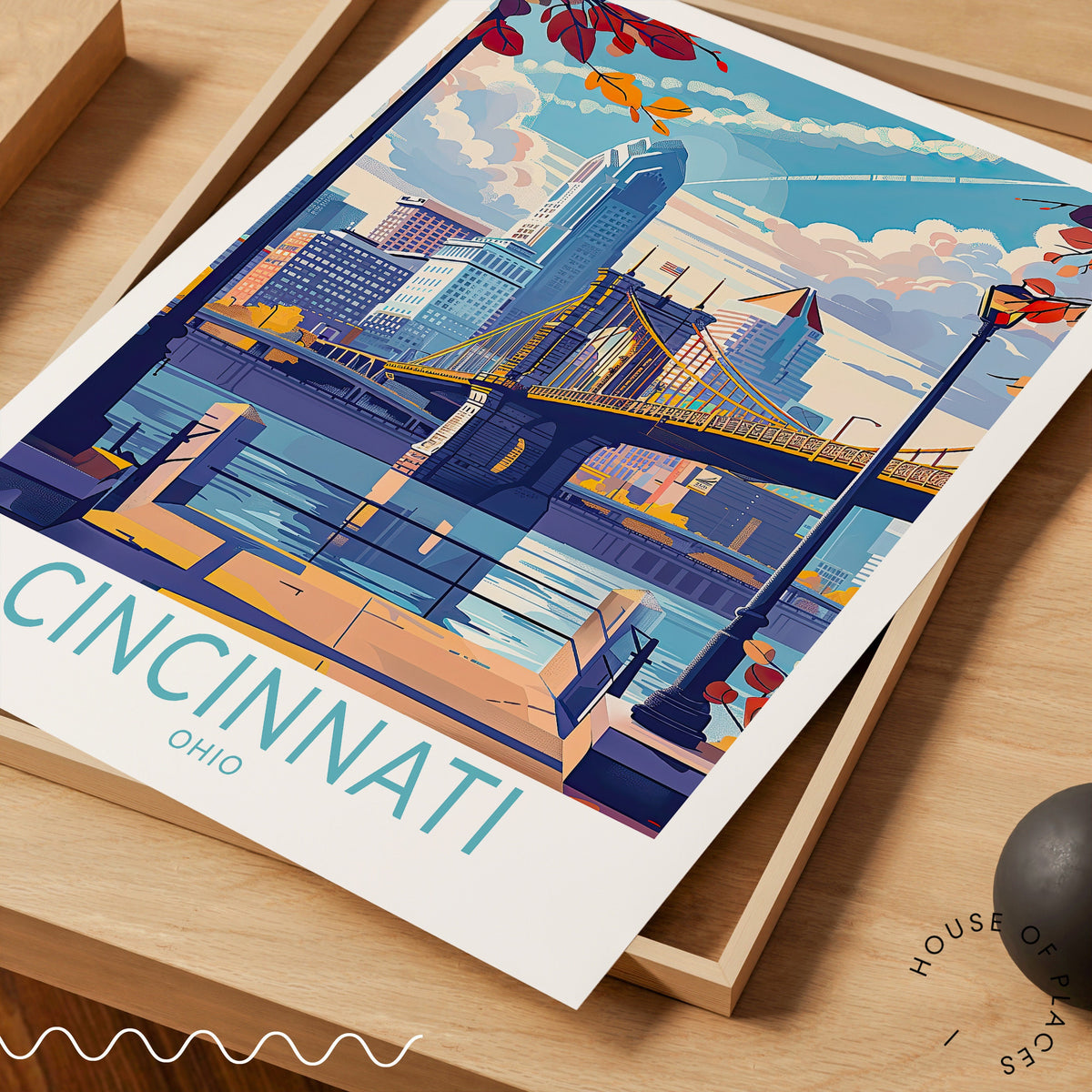 Cincinnati travel poster – view 5