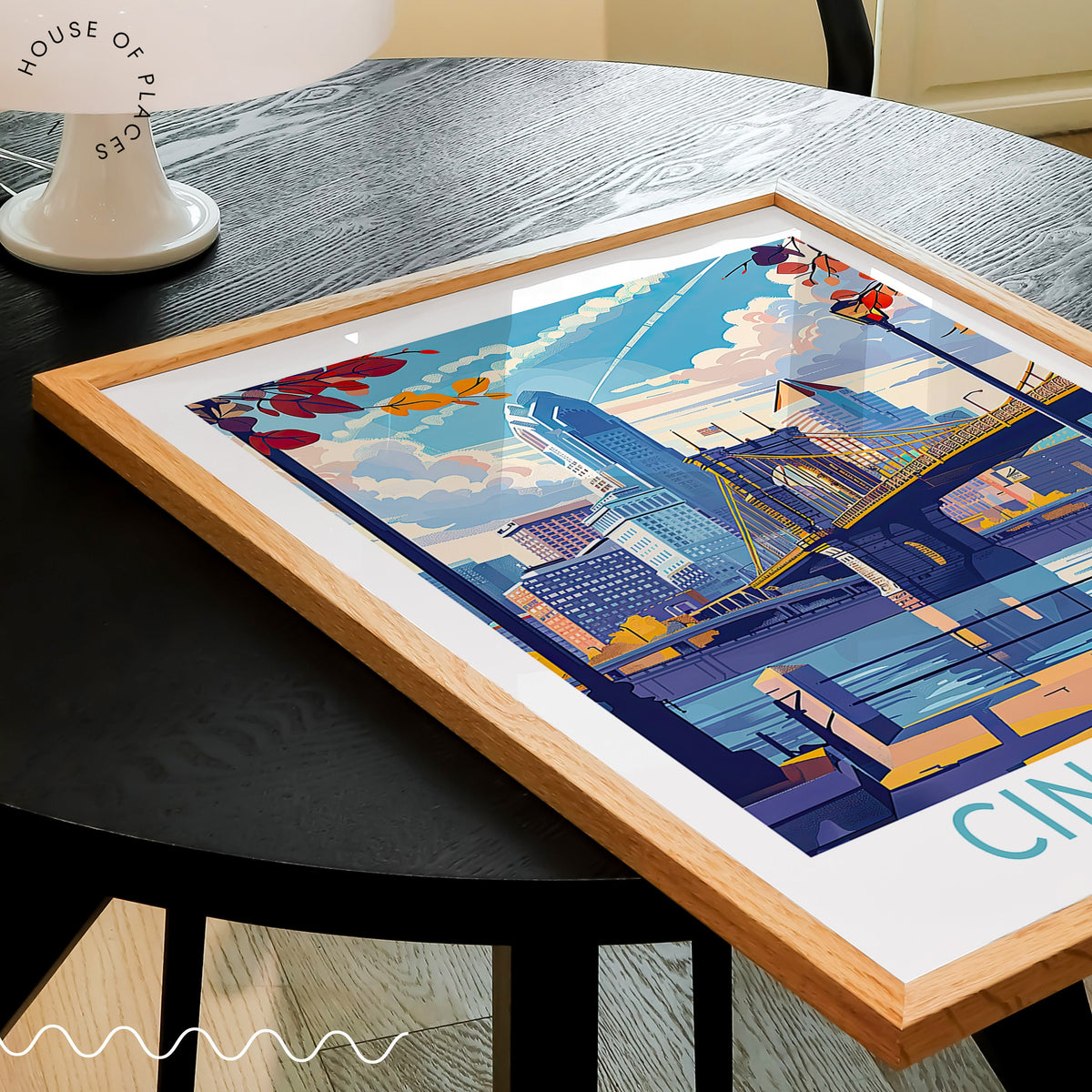 Cincinnati travel poster – view 2