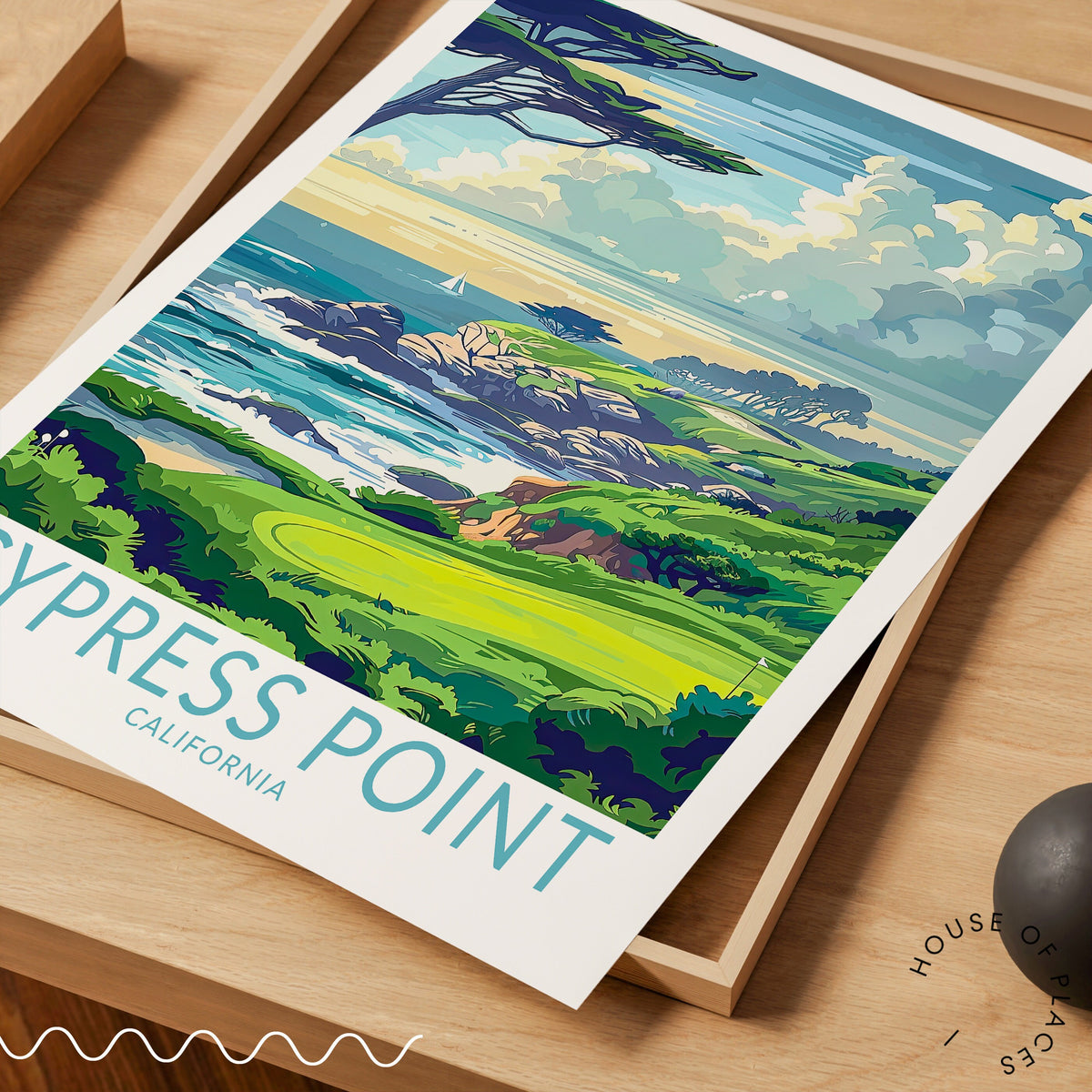 Cypress Point travel poster – view 5