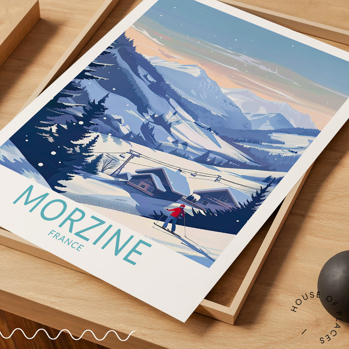 Morzine travel poster – view 5