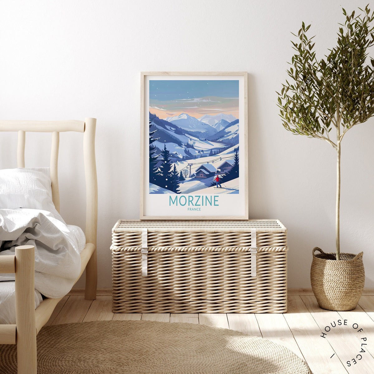 Morzine travel poster – view 3