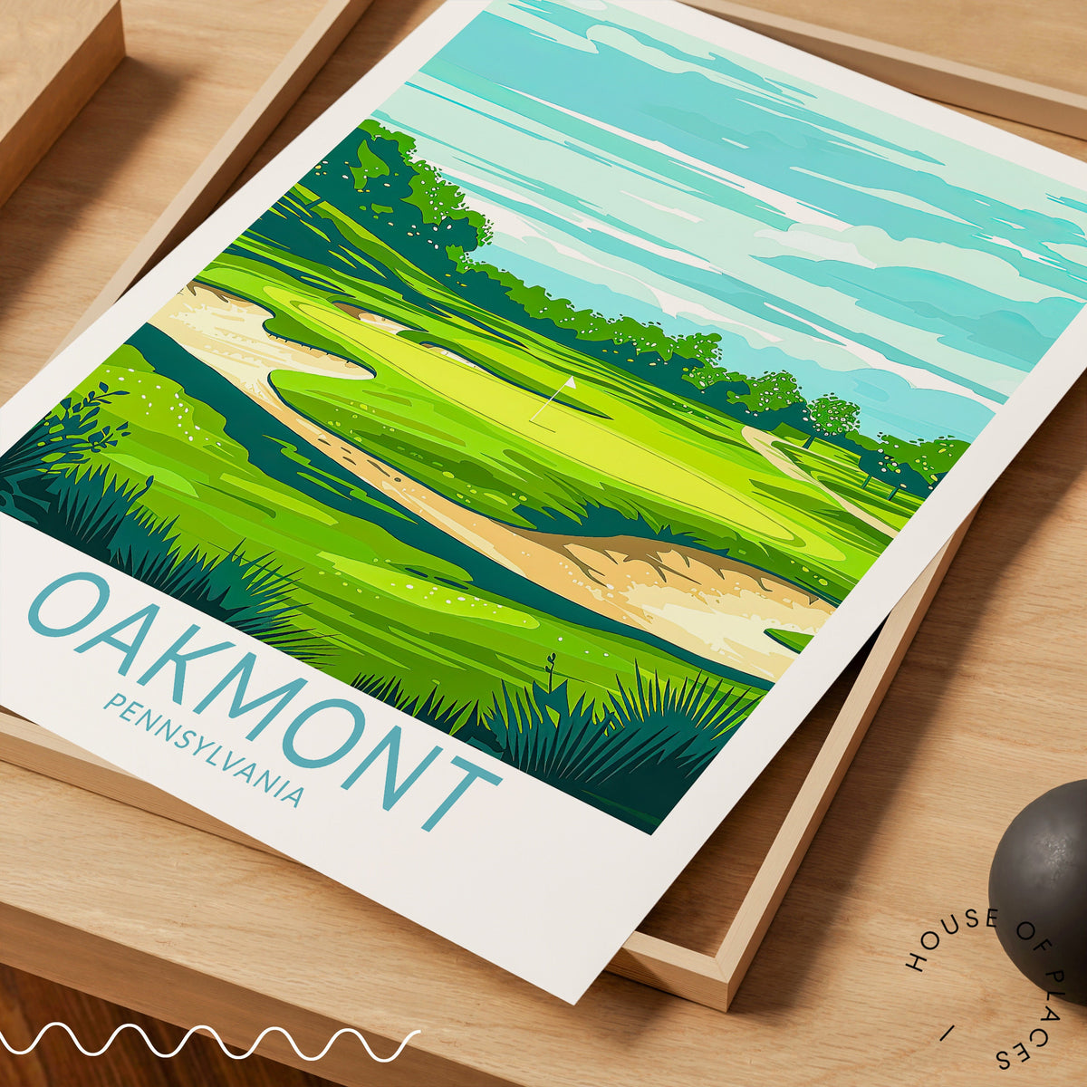Oakmont travel poster – view 5