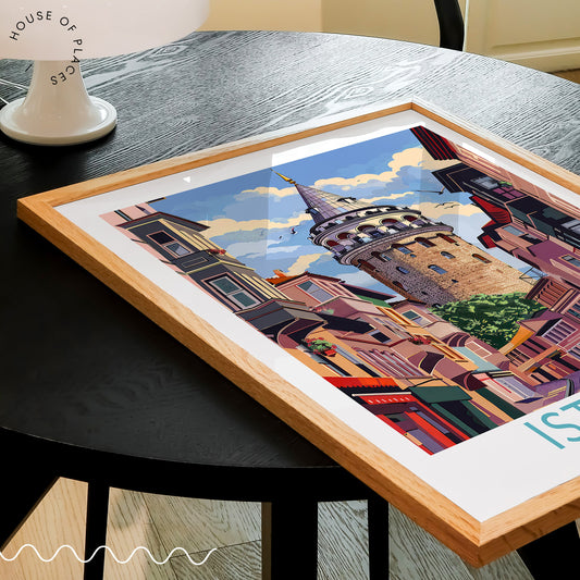 Istanbul travel poster – view 2