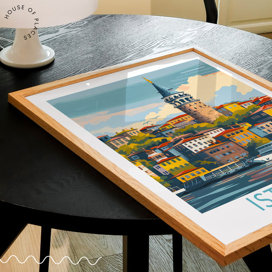Istanbul travel poster – view 2