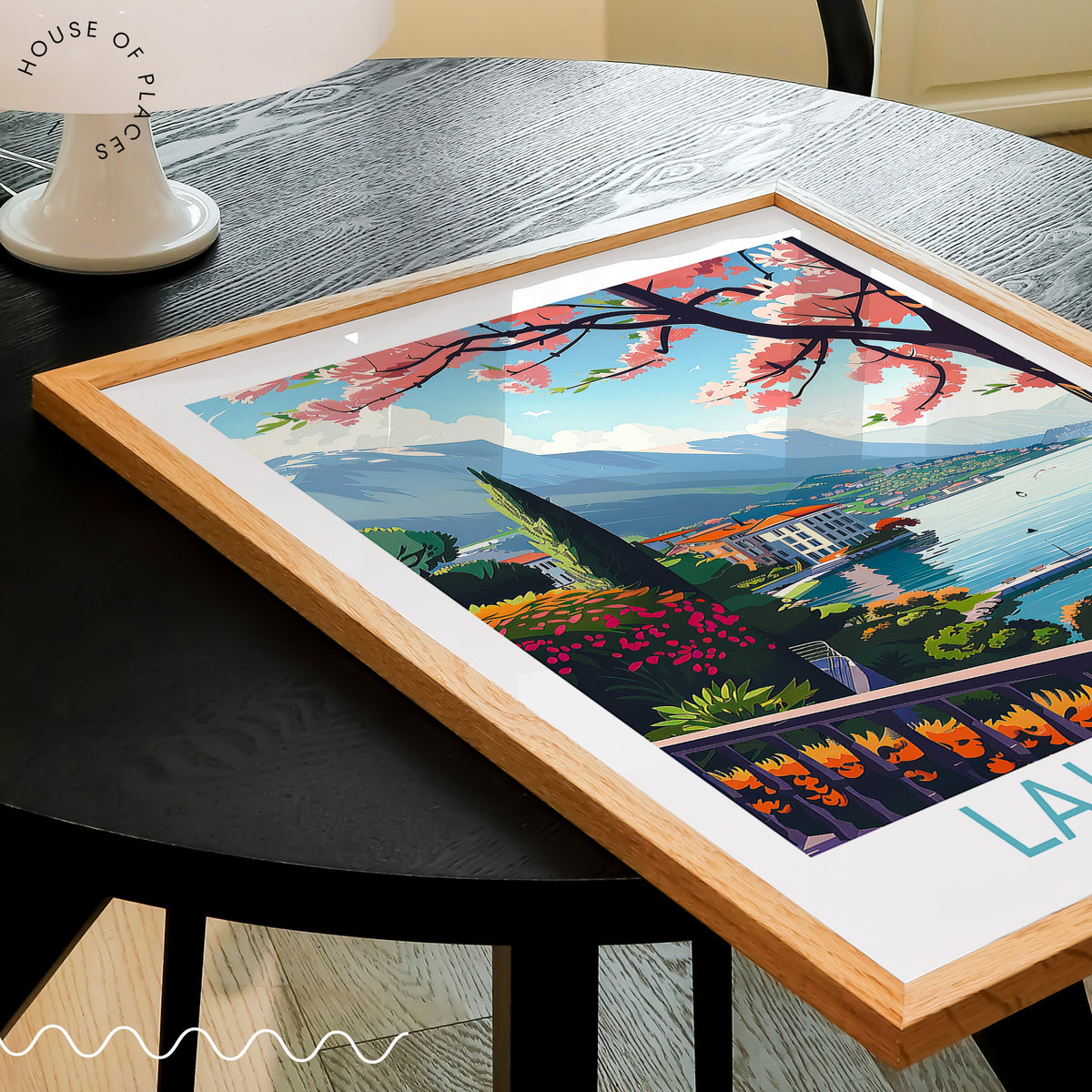 Lake Orta travel poster – view 2