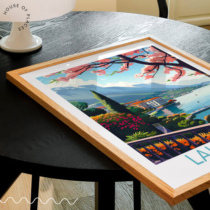 Lake Orta travel poster – view 2