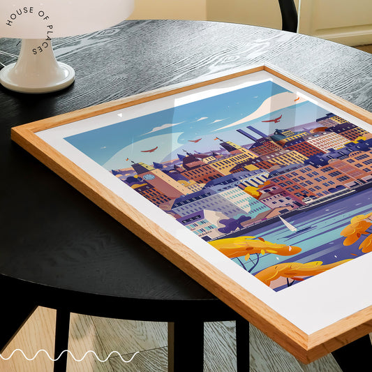 Oslo travel poster – view 2
