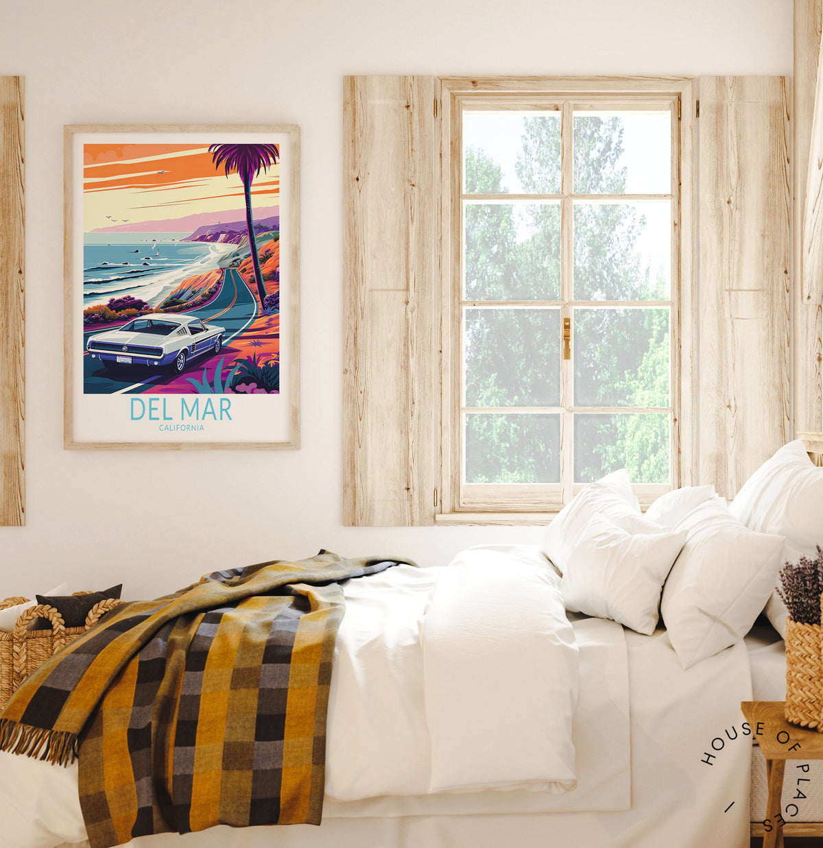 Del Mar San Diego travel poster – view 4
