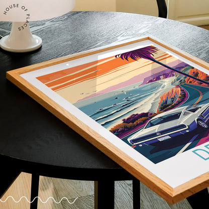 Del Mar San Diego travel poster – view 2