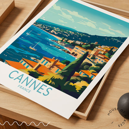 Cannes travel poster – view 5