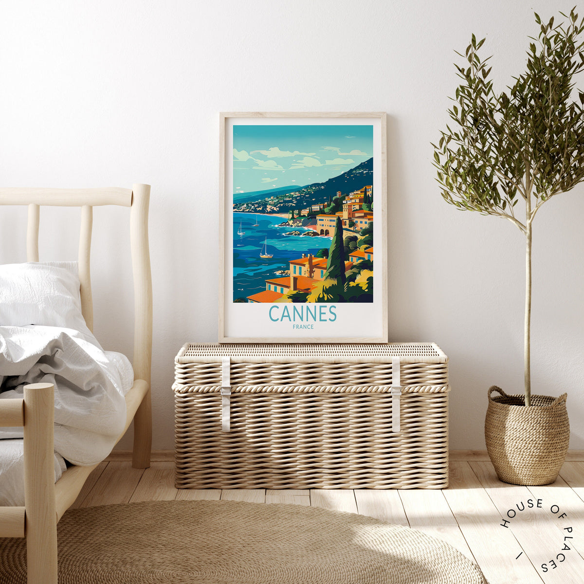 Cannes travel poster – view 3