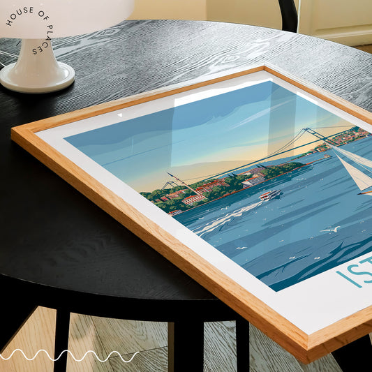 Istanbul travel poster – view 2