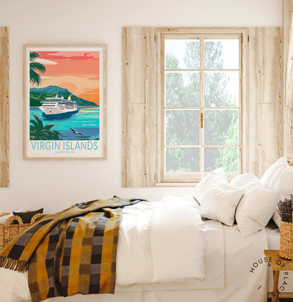 Virgin Islands travel poster – view 4