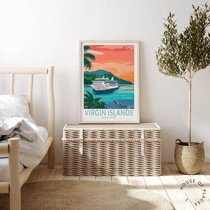 Virgin Islands travel poster – view 3