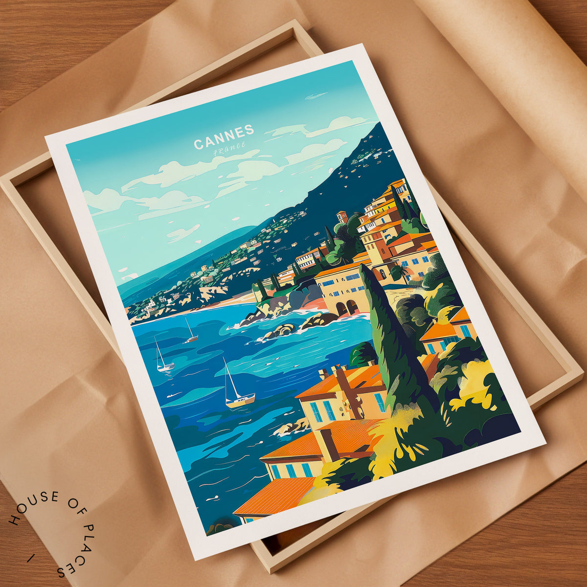 Cannes travel poster – view 7