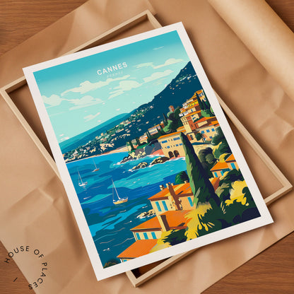 Cannes travel poster – view 7