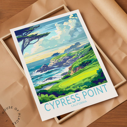 Cypress Point travel poster – view 7