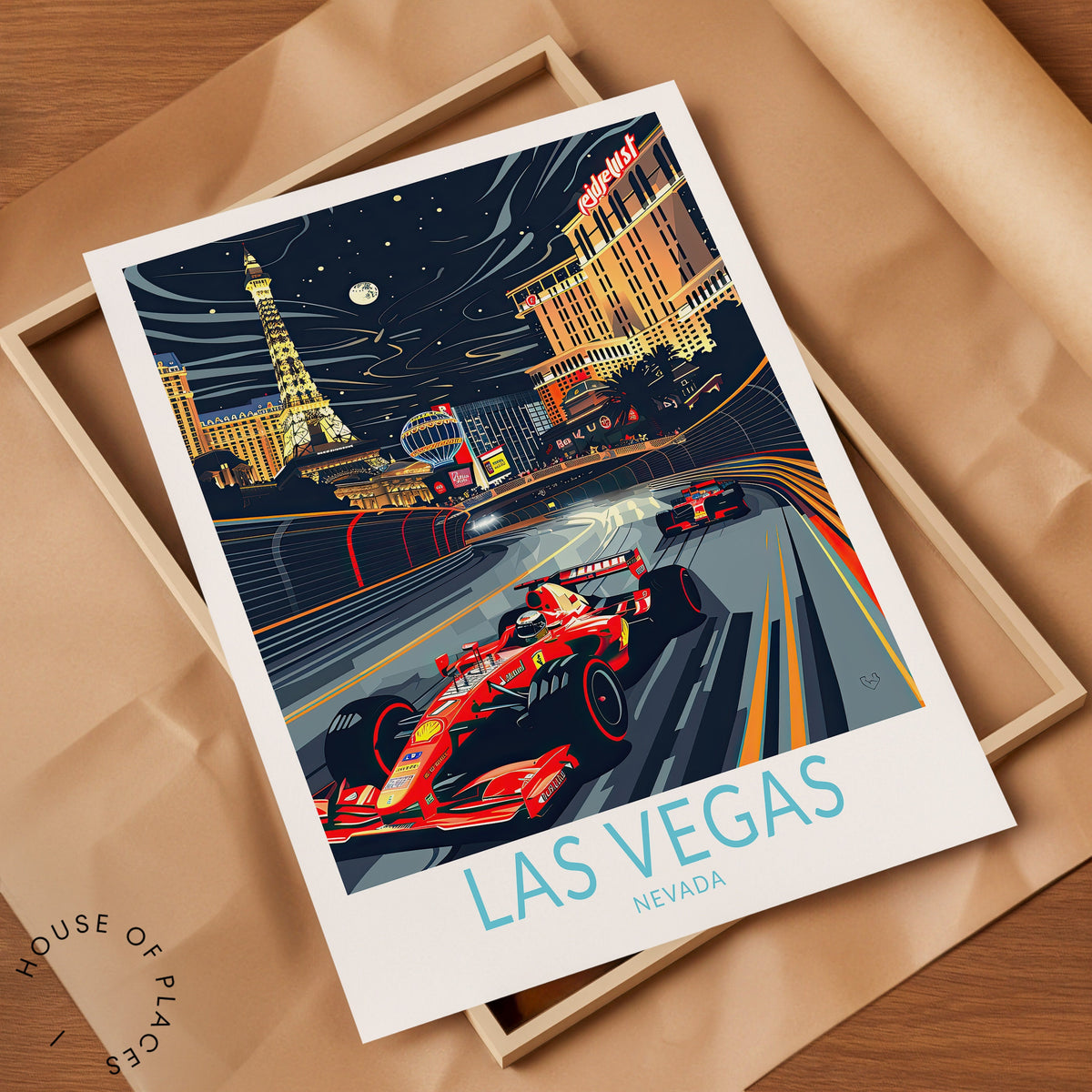 Las Vegas travel poster – view 7