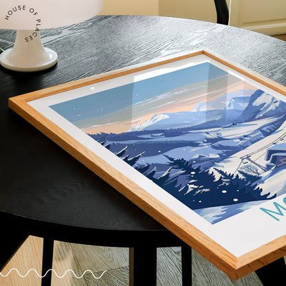 Morzine travel poster – view 2
