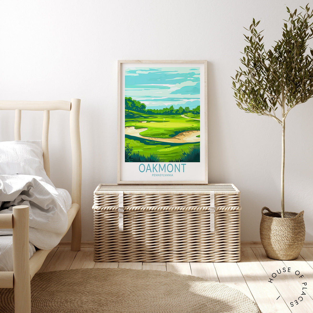 Oakmont travel poster – view 3