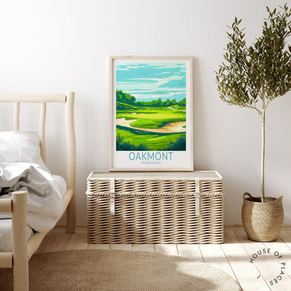 Oakmont travel poster – view 3