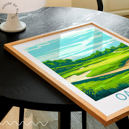 Oakmont travel poster – view 2