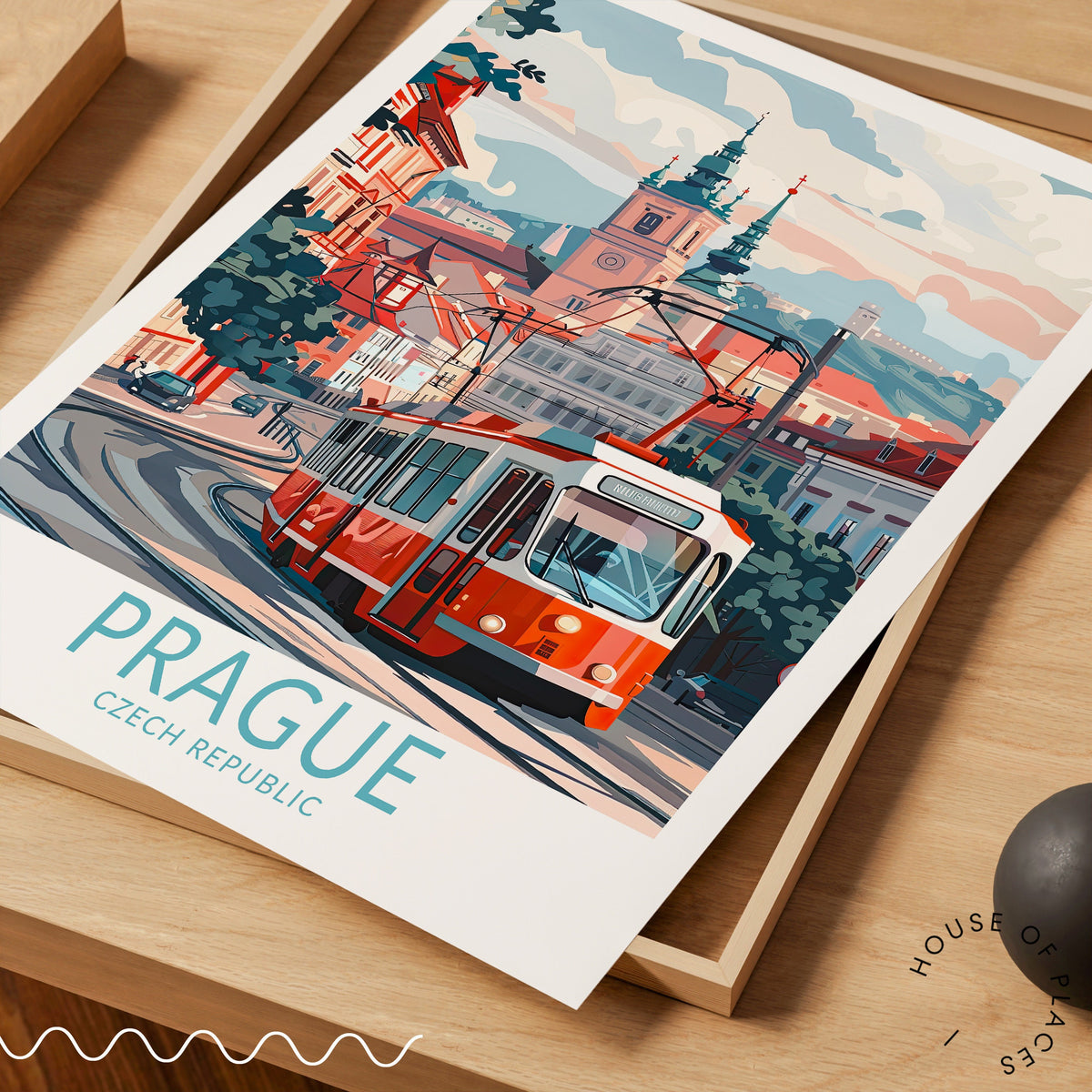 Prague travel poster – view 5