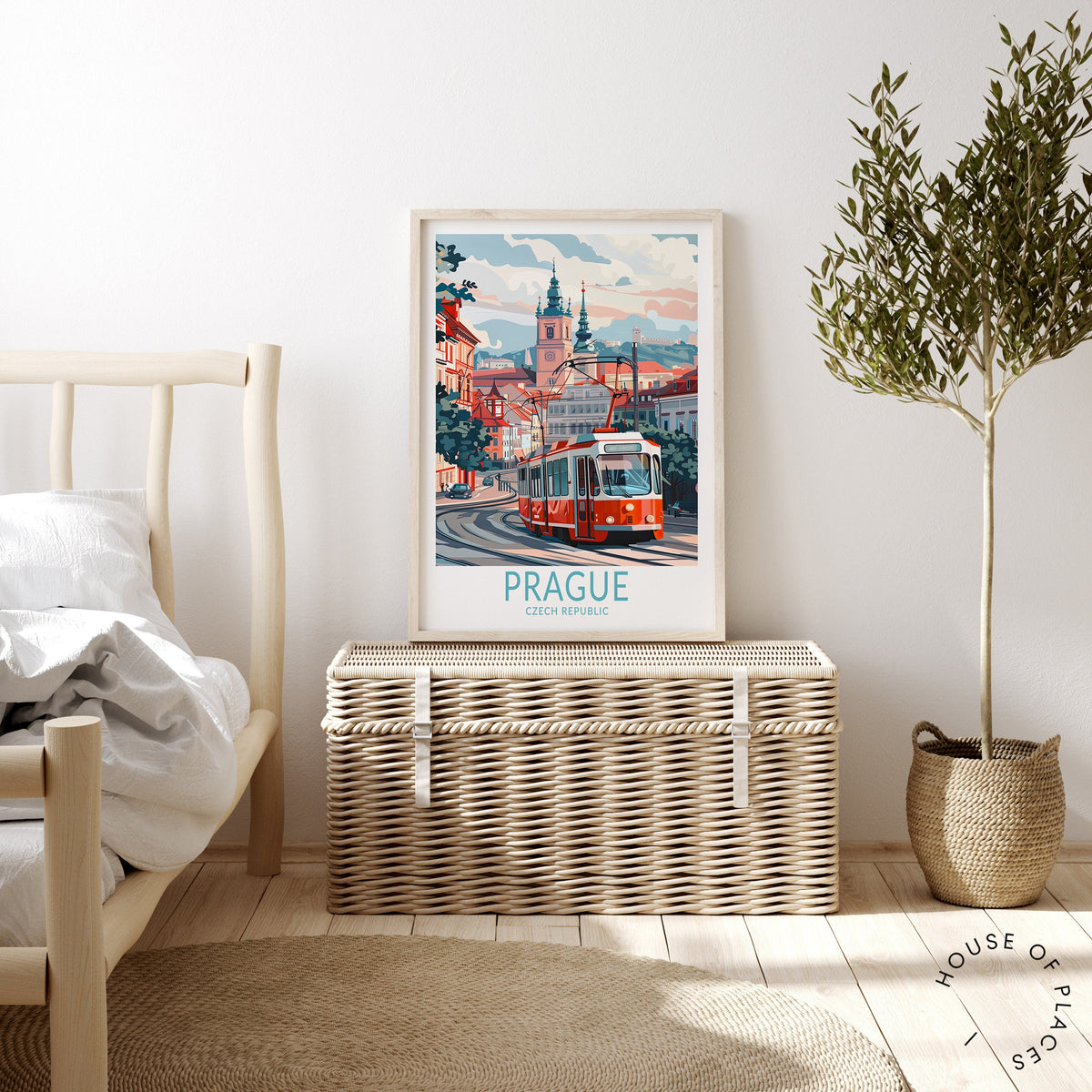Prague travel poster – view 3