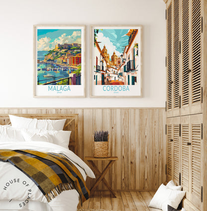 Malaga travel poster – view 8