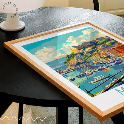 Malaga travel poster – view 2
