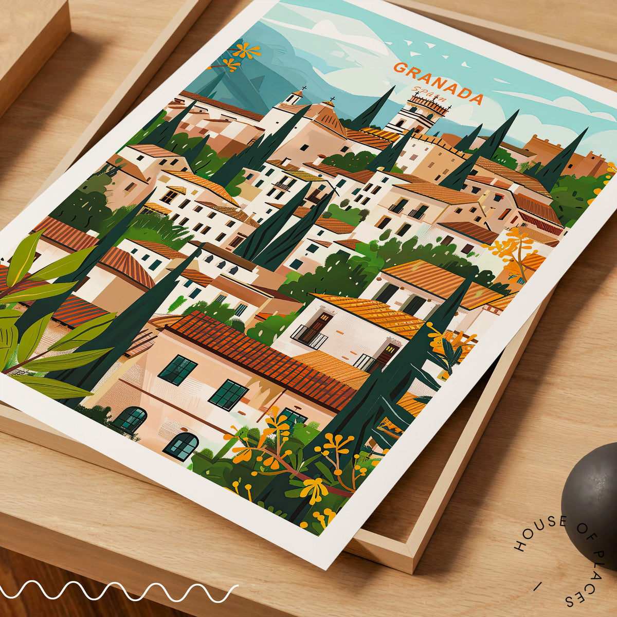 Granada travel poster – view 5