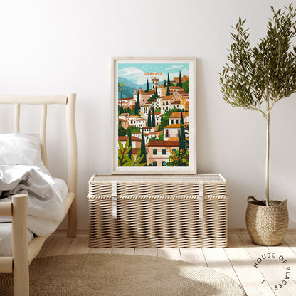 Granada travel poster – view 3