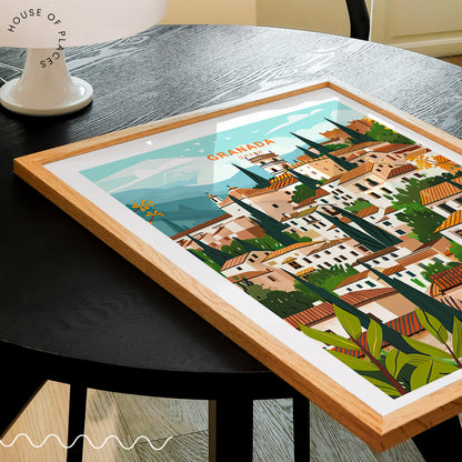 Granada travel poster – view 2