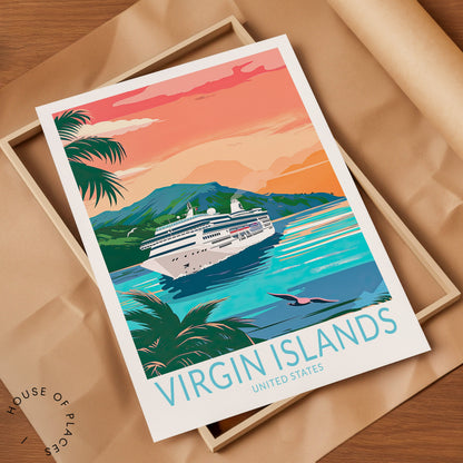 Virgin Islands travel poster – view 7