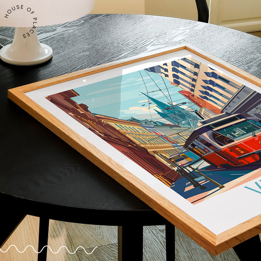 Vienna travel poster – view 2