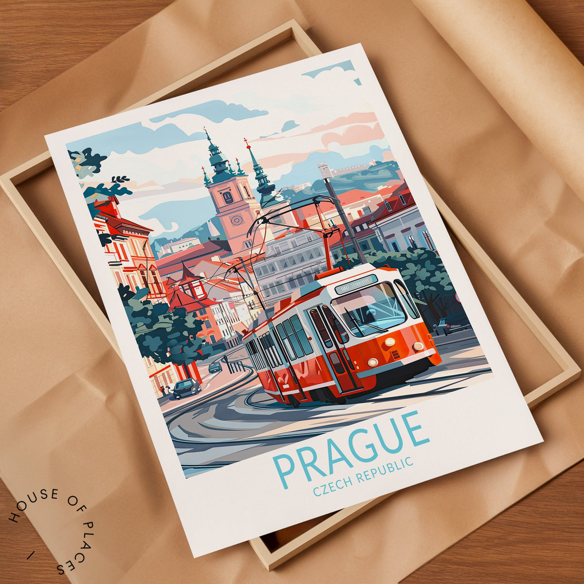 Prague travel poster – view 7